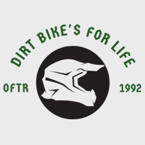 Dirt Bikes For Life V2 - Adult Unisex T-Shirt Design